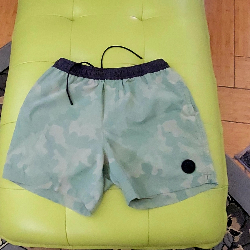 Chubbies Green Athletic Shorts Quick-Drying Relaxed Fit
